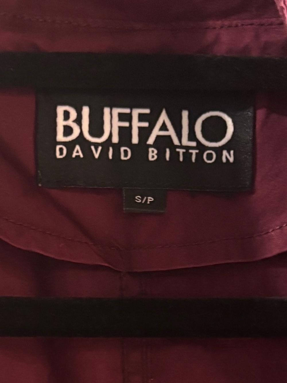 Buffalo David Bitton Utility Jacket - Maroon Size S - Picture 11 of 12